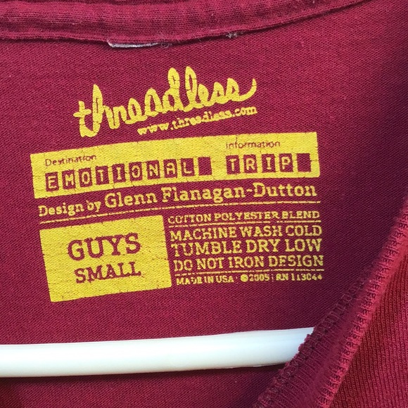 Tshirt depression funny guys small tags cut out  humorous flights feels delayed - Picture 4 of 6